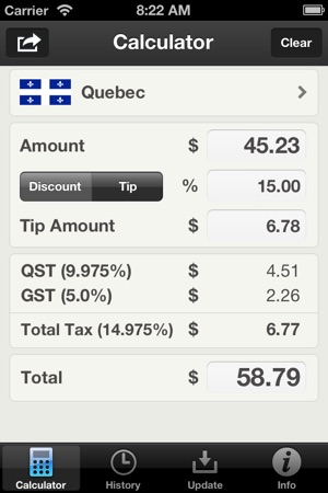 Canadian Sales Tax Calculator Plus(圖1)-速報App