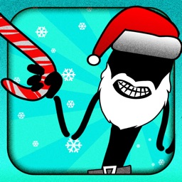 A Stickman Santa Stampede Christmas Reindeer Run Free Games for the Holidays!