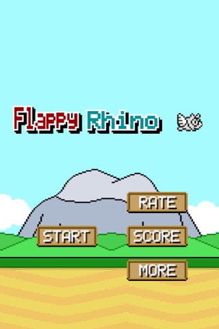 Flappy Rhino  - Impossible Flying Beast Adventure screenshot 2
