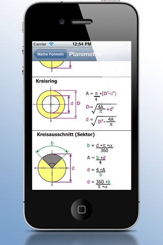 Spickzettel - Mathematische Formeln screenshot 2
