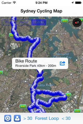 Sydney Cycling Map screenshot 4
