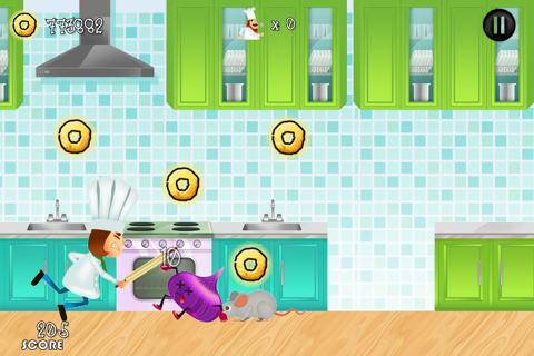 Cooking Crazy Running Dash - Top Mouse Fighting Food Smash World Free screenshot 3