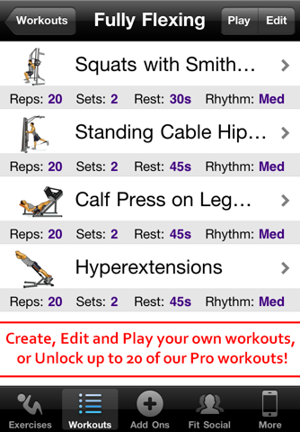 Gym Workouts Free screenshot 3
