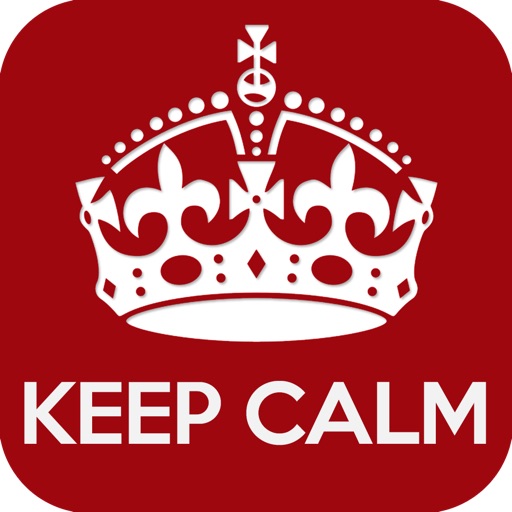 Calm It! + Keep Calm Pro - Make your Own Posters and Share icon