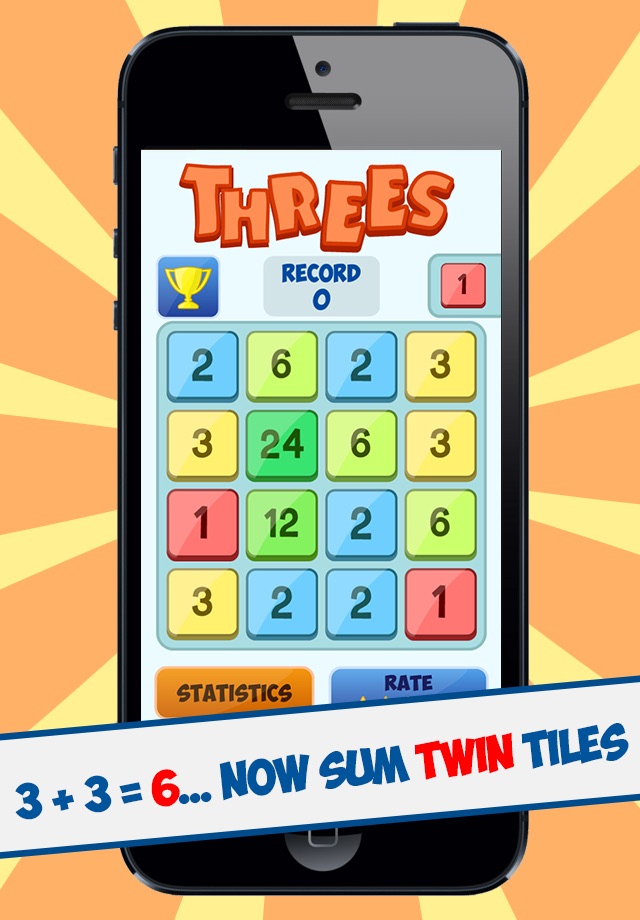 Threes Free screenshot 2