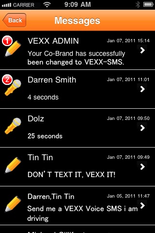 VEXX-SMS screenshot 4