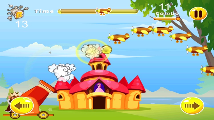 Castle defense - the king army against wood planes - Free Edition screenshot-3