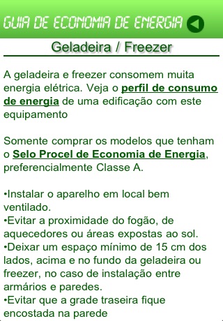 Guia de Economia de Energia screenshot 2