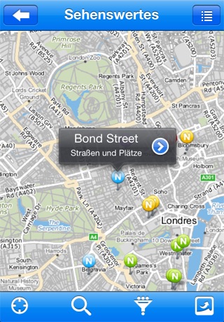 Navigaia: London Travel Guide in German screenshot 2