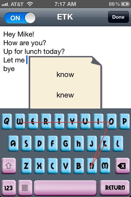 Easy Touch Keyboard