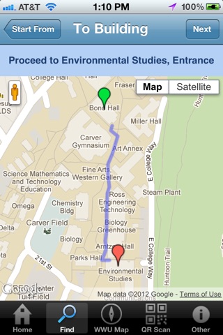 WWU Campus Locator screenshot 3