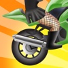 Angry Ninja Girl Rider - Hot new motorbike racing game