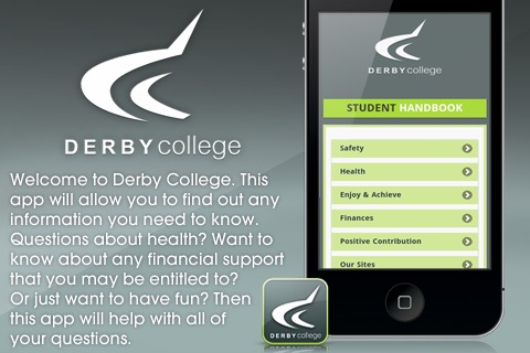 Derby College Student Handbook screenshot 2