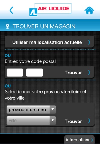 Air Liquide mobile services screenshot 2