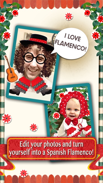 Crazy Flamenco Costume Booth - A Funny Photo Editor and Uploader