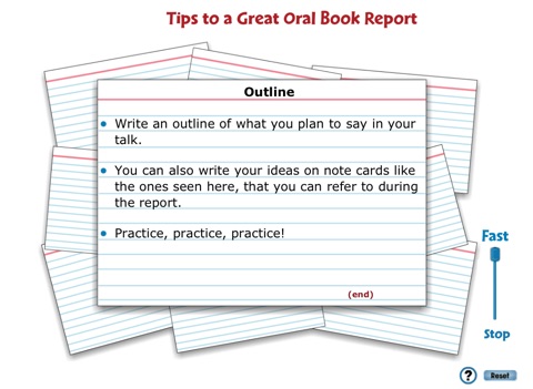 Oral Book Report screenshot 4
