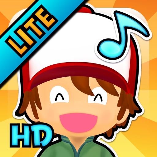 My First Songs Lite - Music game for kids and toddlers. Catch the rhythm and sing along popular children songs! iOS App