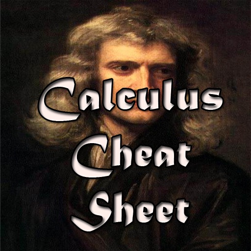 Calculus cheat sheet iOS App
