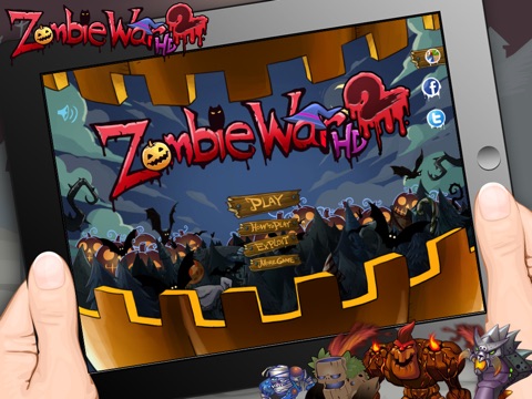 ZombieWar2 ：HalloweenHD screenshot 2