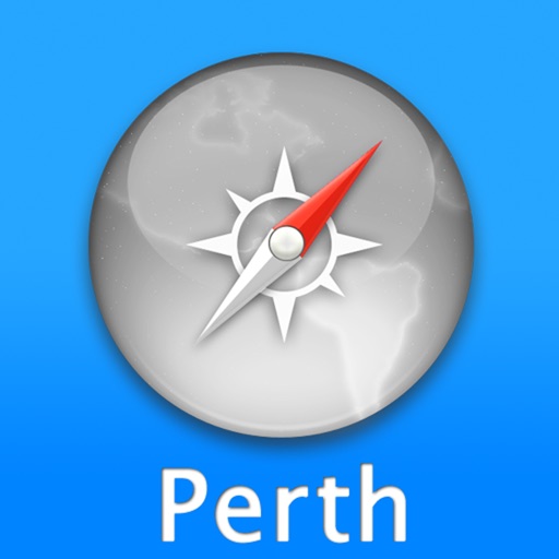 Perth Travel Map (Australia)