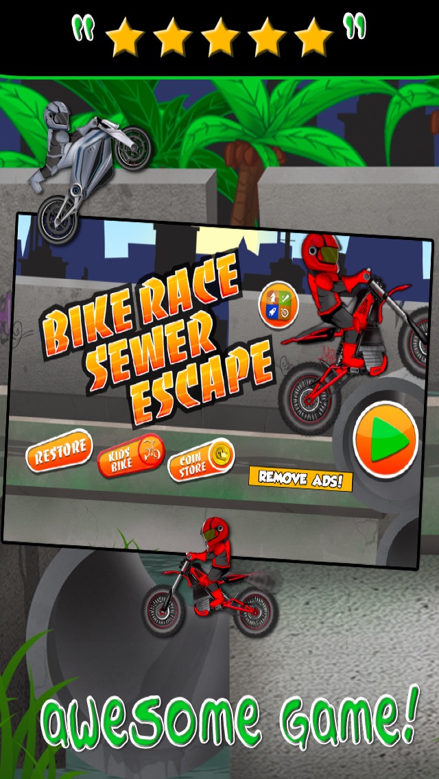 MOTORCYCLE BIKE RACE ESCAPE : SPEED RACING FROM MUTANT SEWER RATS & TURTLES GAME - MULTIPLAYER SHOOTER EDITION 1.0 IOS ĐUA XE MOTORCYCLE BIKE RACE ESCAPE : SPEED RACING FROM MUTANT SEWER RATS & TURTLES GAME - MULTIPLAYER SHOOTER EDITION 1.0 IOS