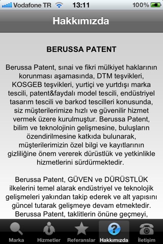 Berussa Patent screenshot 3