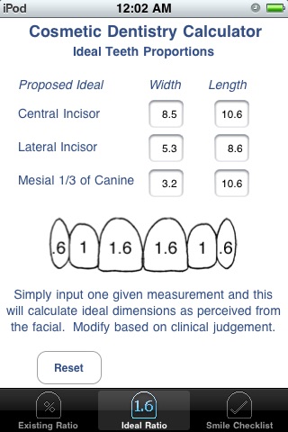Cosmetic Dentistry Calculator screenshot-3