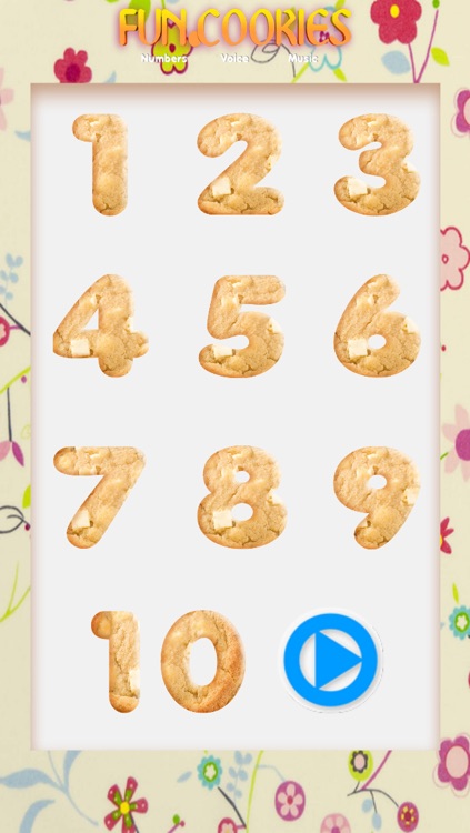 cookie 123 - learning numbers and flash card for kids (Lite)