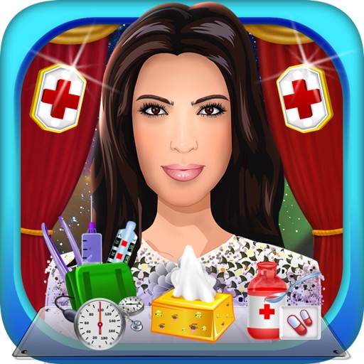 Celebrity Little Ear & Hand Doctor: play a fun hospital skin nose and throat salon games for girls kids icon