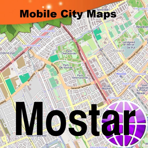 Mostar Street Map