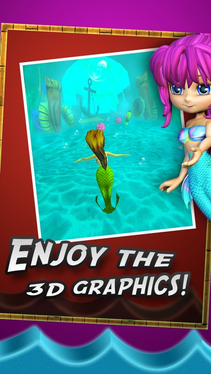 Mermaid Adventure - The Best Endless Game for Kids screenshot-3