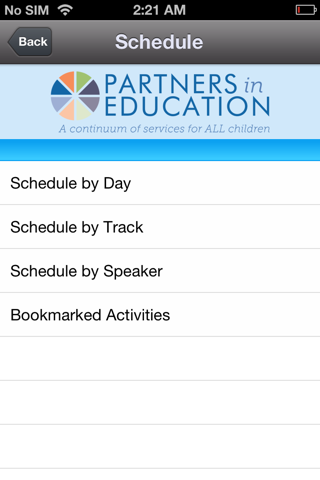 Tennessee Department of Education, Partners in Education Conference Mobile App screenshot 4