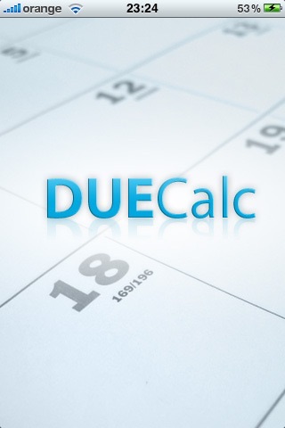 DUECalc screenshot 2