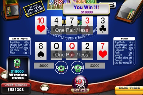 Caribbean Poker+ cool!!! screenshot 2