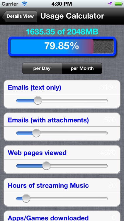 Data Master - Monitor Cellular & Wifi Data Usage screenshot-3