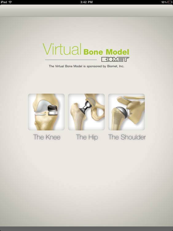 Biomet Virtual Bone Model