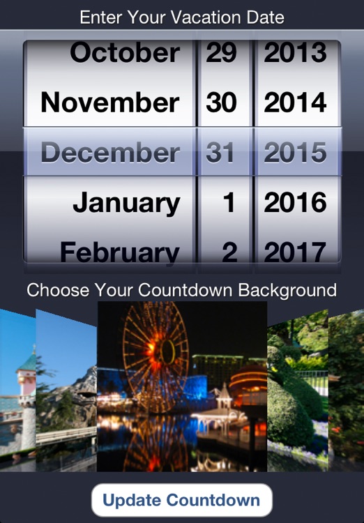 Disneyland Vacation Countdown