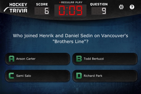 Vancouver Canucks - Hockey Trivia Lite screenshot 3