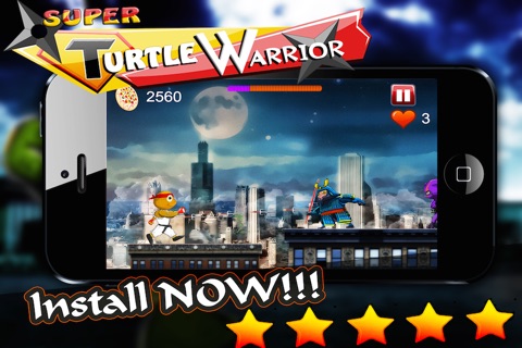 SUPER TURTLE WARRIOR JR pop ninja Hero 2014 Pro screenshot 3