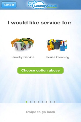 Laundry pick up, delivery and house cleaning service by Laundry Cloud screenshot 2