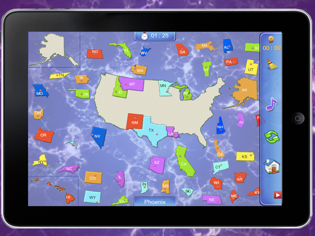 Advanced Puzzle Map Of USA HD(圖2)-速報App