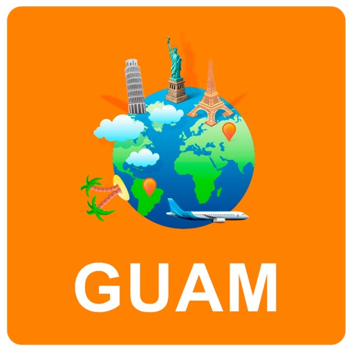 Guam Off Vector Map - Vector World icon