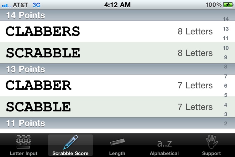 Words a Word Finder for Games Like Words With Friends screenshot-3