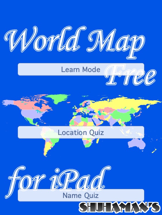 World Map Free for iPad