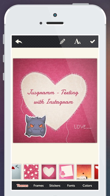 Jusgramm - Texting with Instagram