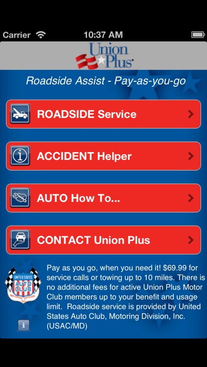 Union Plus Roadside Assistance