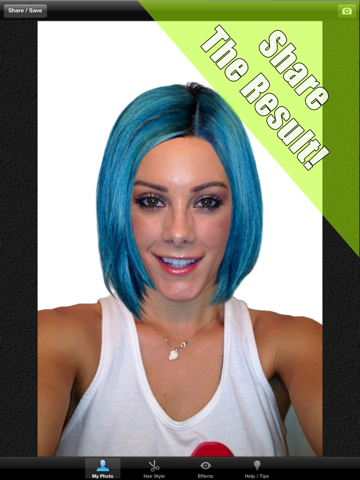 Makeover App - Try on 500 celebrity hairstyles and discover a new look screenshot