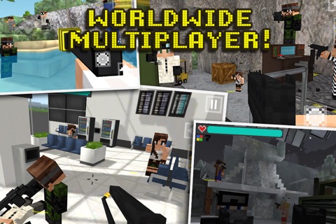 Block Gun 3D: Ghost Ops - Multiplayer Mini FPS Game screenshot 3