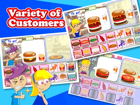 Yummy Burger Maker with Tasty Games App for iPad-New Fun,Cool,Easy,SImple,Hot Action Apps Game for Preschool Kids screenshot 3