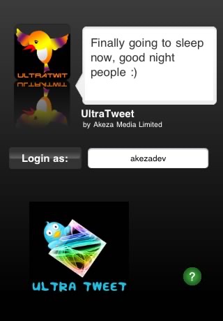UltraTweet screenshot 2
